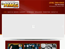 Tablet Screenshot of highmillsgarage.com